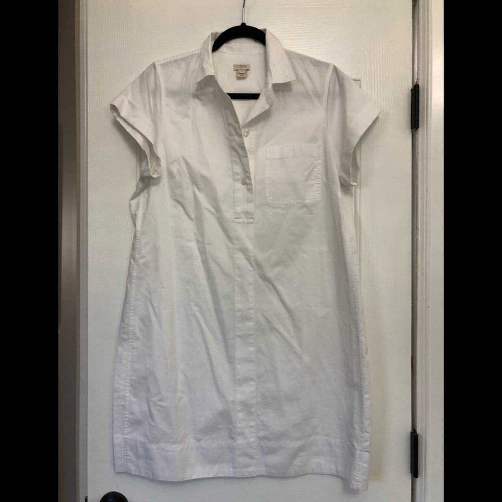 J Crew white dress